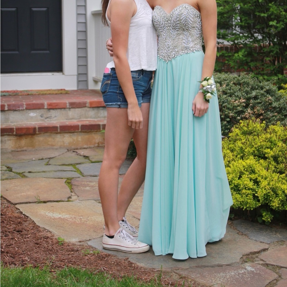 Strapless Prom Dress